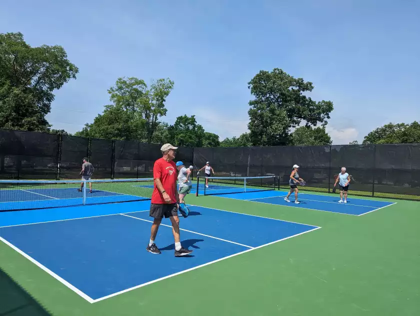 Hopkins Park pickleball courts