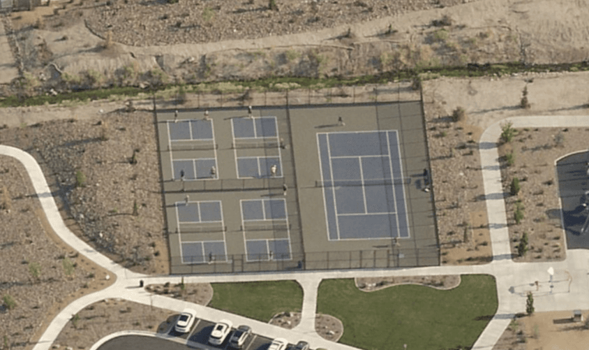 Cyan Park pickleball courts