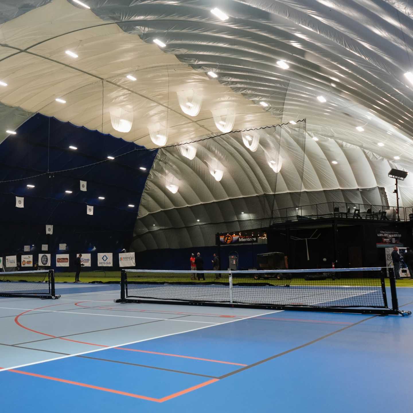 Next Level Sports Center pickleball courts