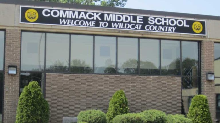 Commack Middle School pickleball courts