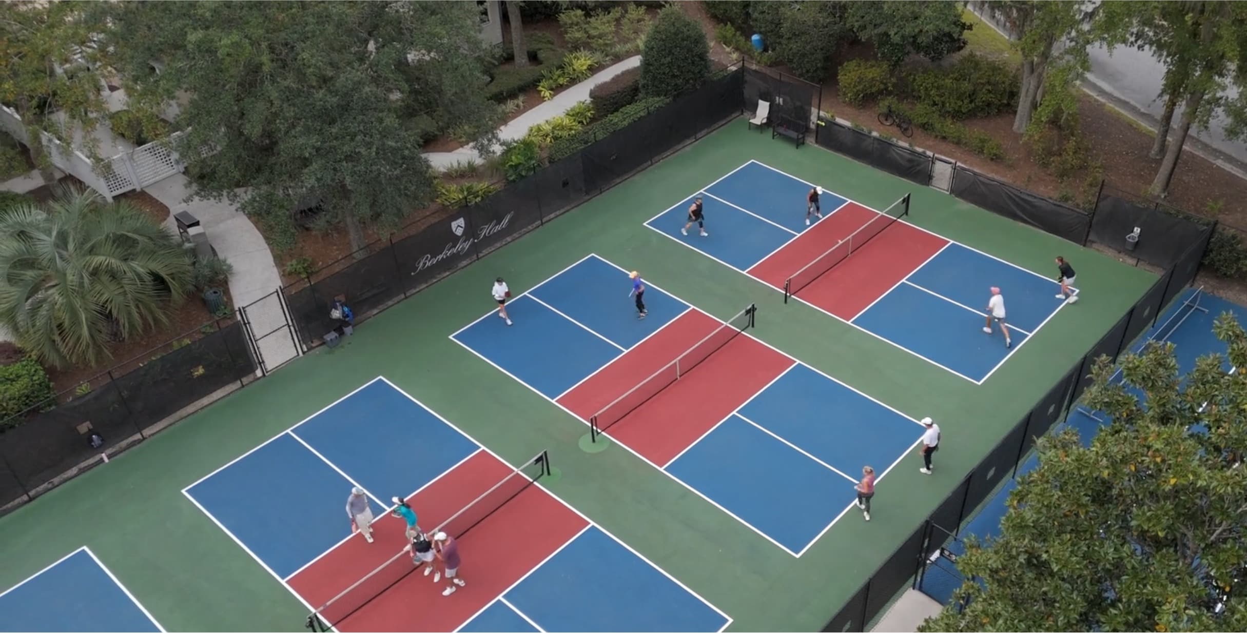 Berkeley Hall Pickleball Complex pickleball courts