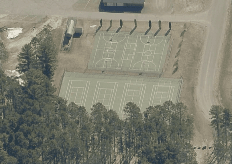 Lac Du Flambeau Public School pickleball courts