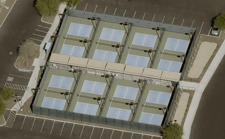 Johnson Recreation Center pickleball courts