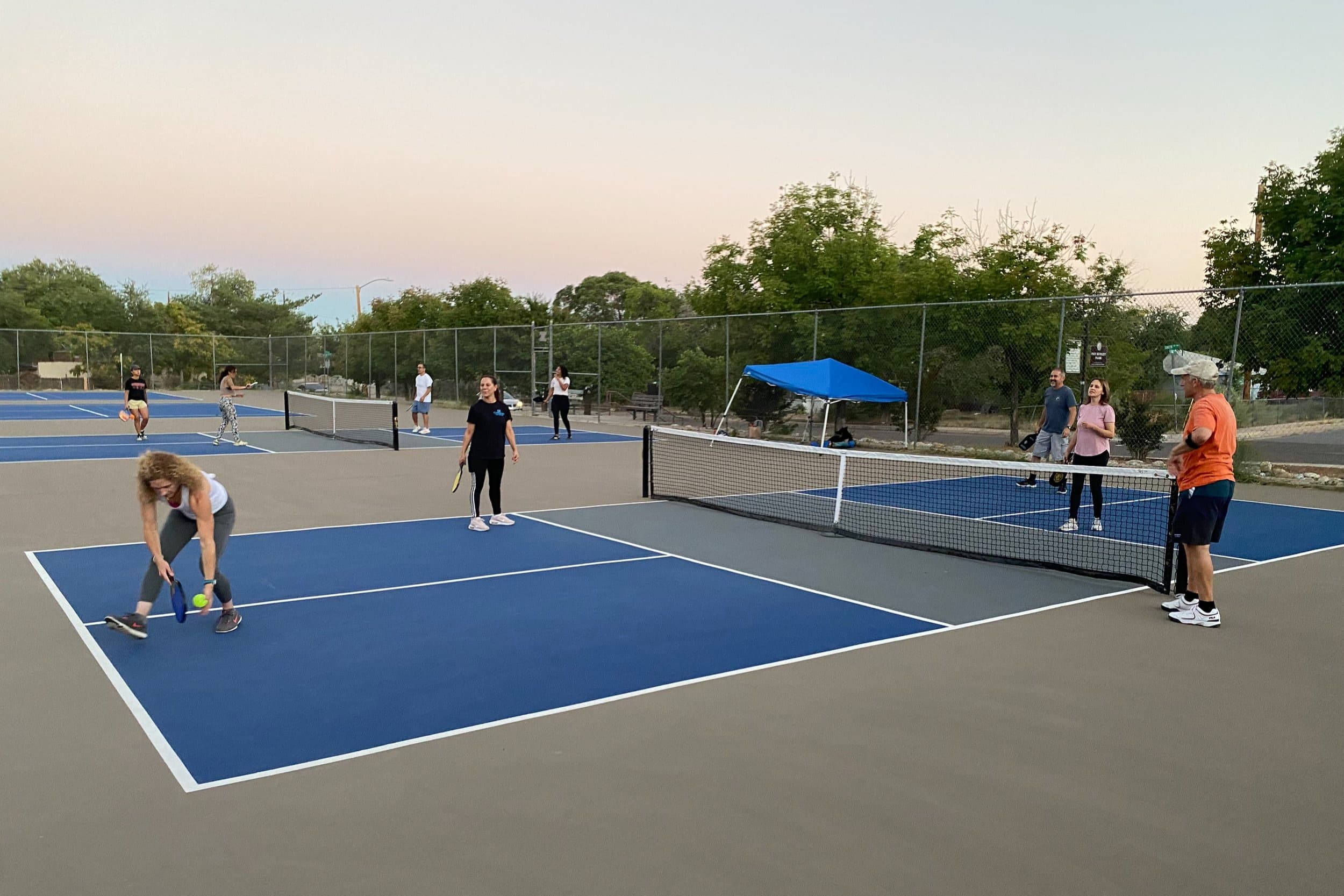Pat Hurley Park Upper Loop pickleball courts