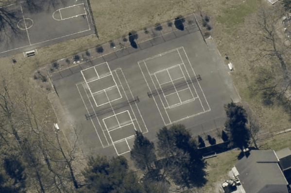 Centennial Village Tennis Courts pickleball courts