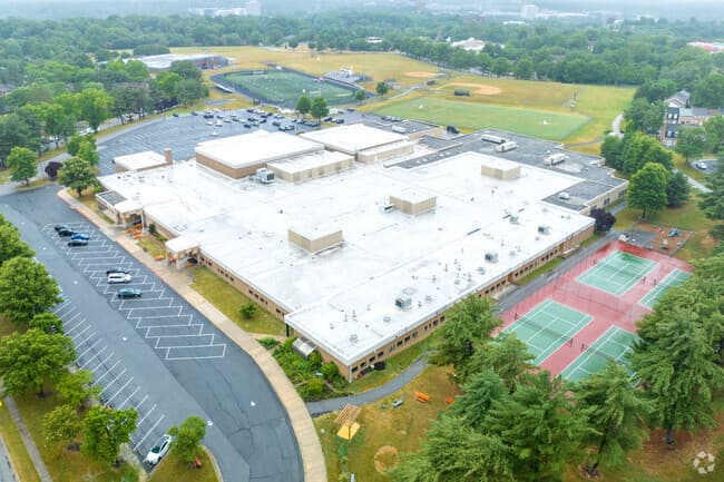 Oakland Mills High School pickleball courts