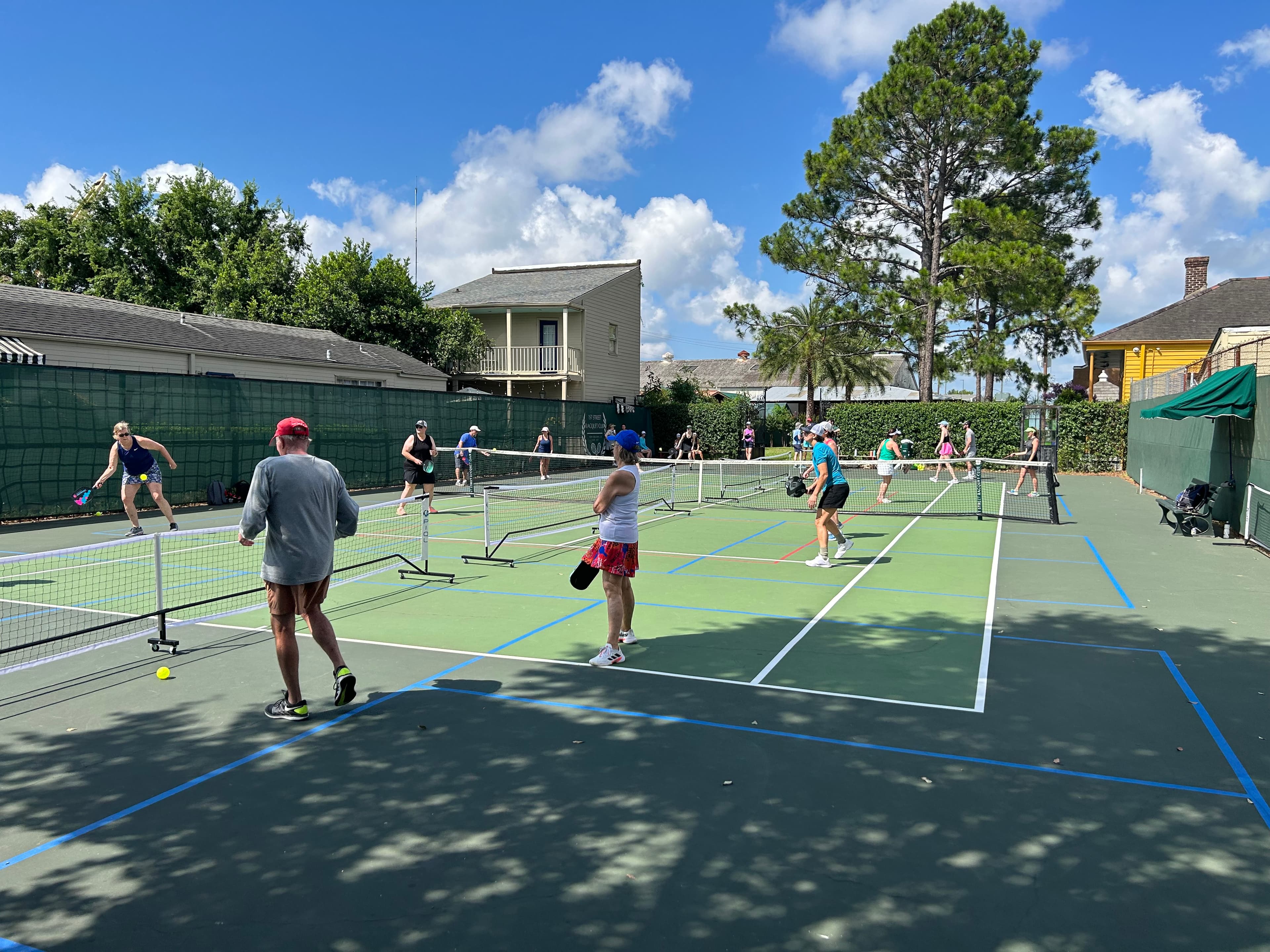 First Street Racquet Club pickleball courts