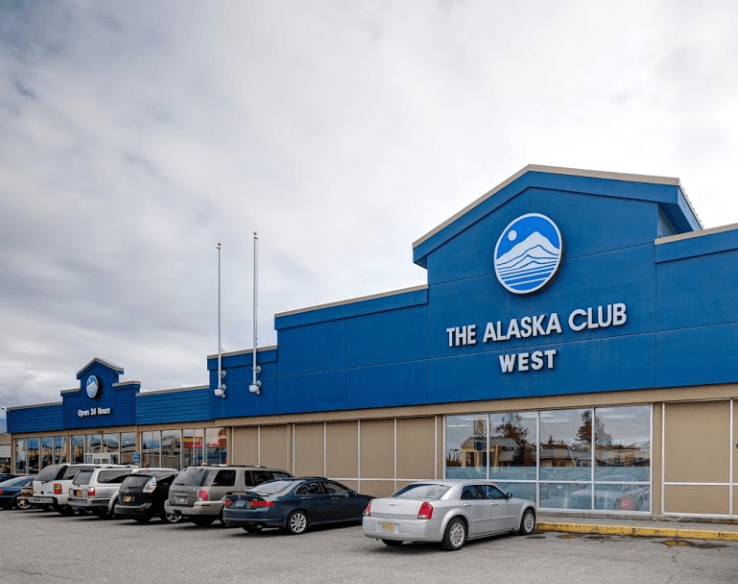 The Alaska Club West pickleball courts