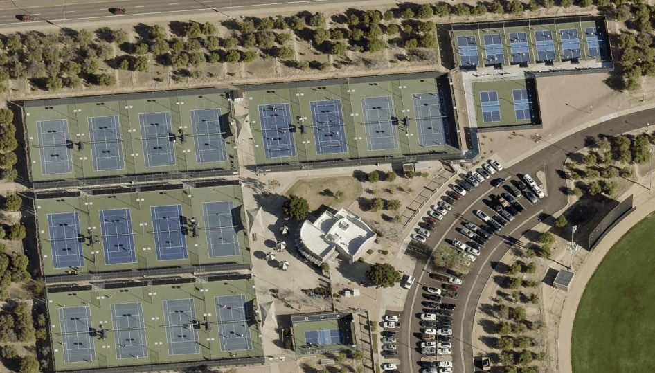 Mesa Tennis & Pickleball Center at Gene Autry Park pickleball courts