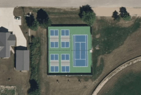 Fowler High School pickleball courts