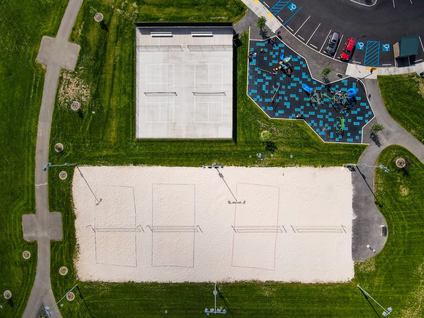 Bidwell Park pickleball courts
