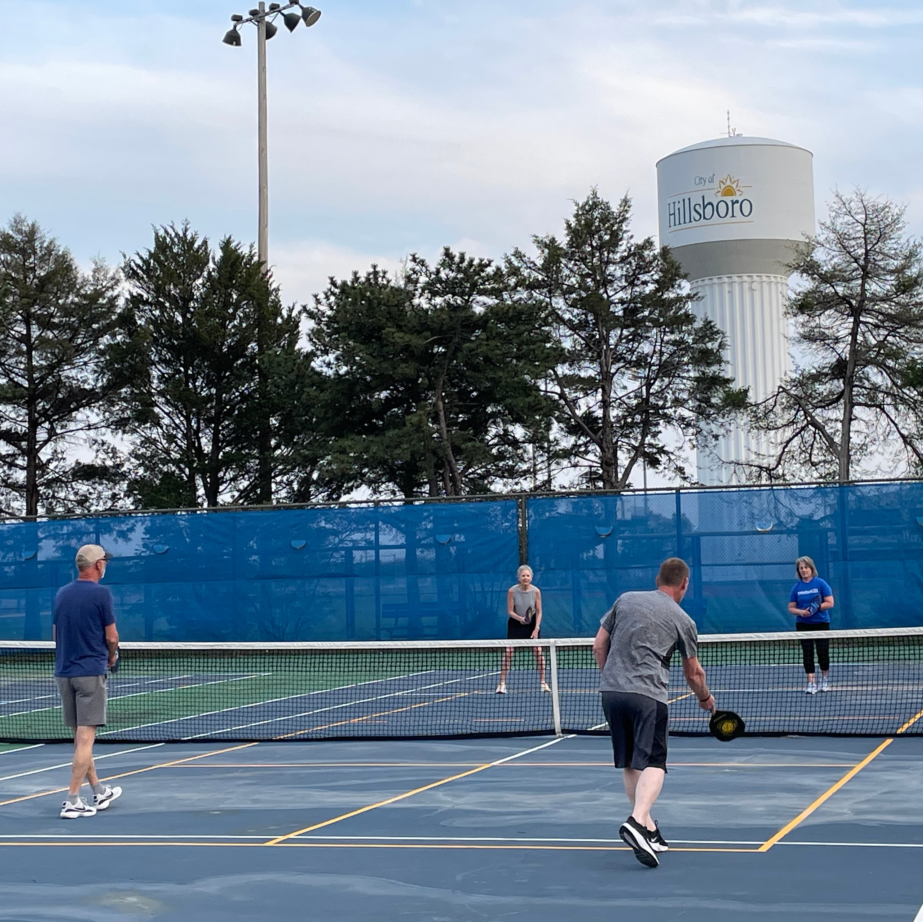 Hillsboro/Tabor College pickleball courts