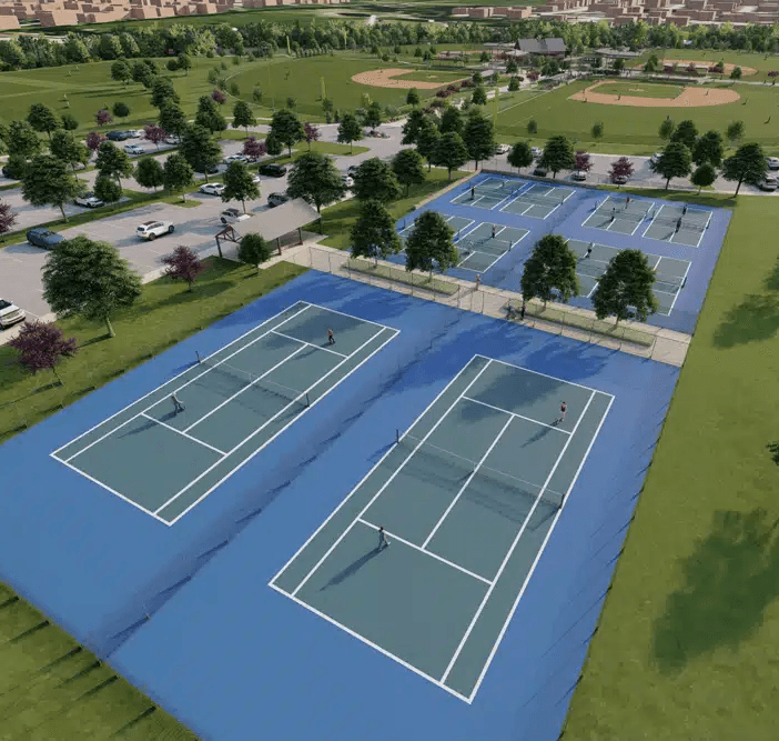 Raymond Park pickleball courts