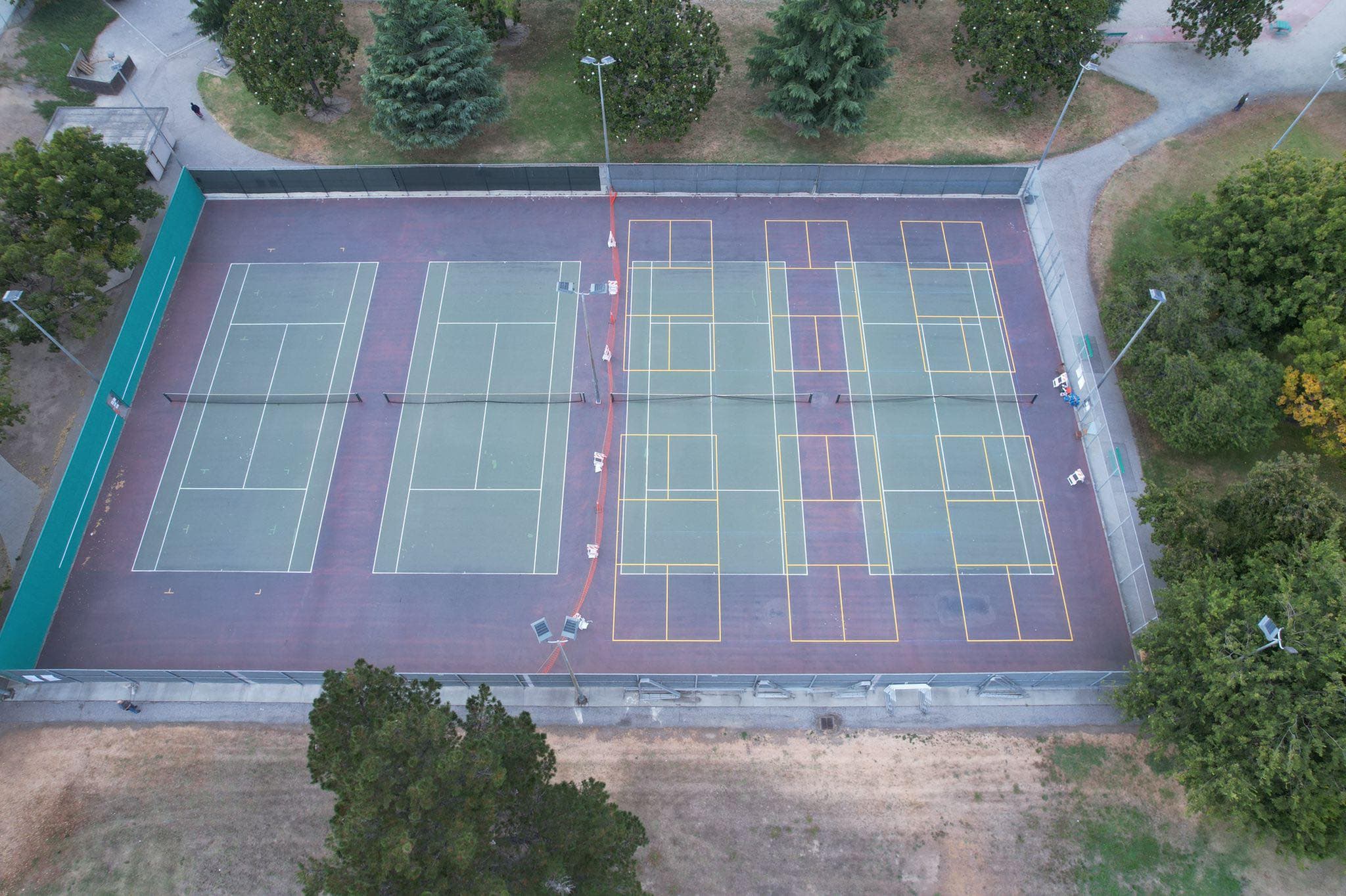 Hall Memorial Park pickleball courts