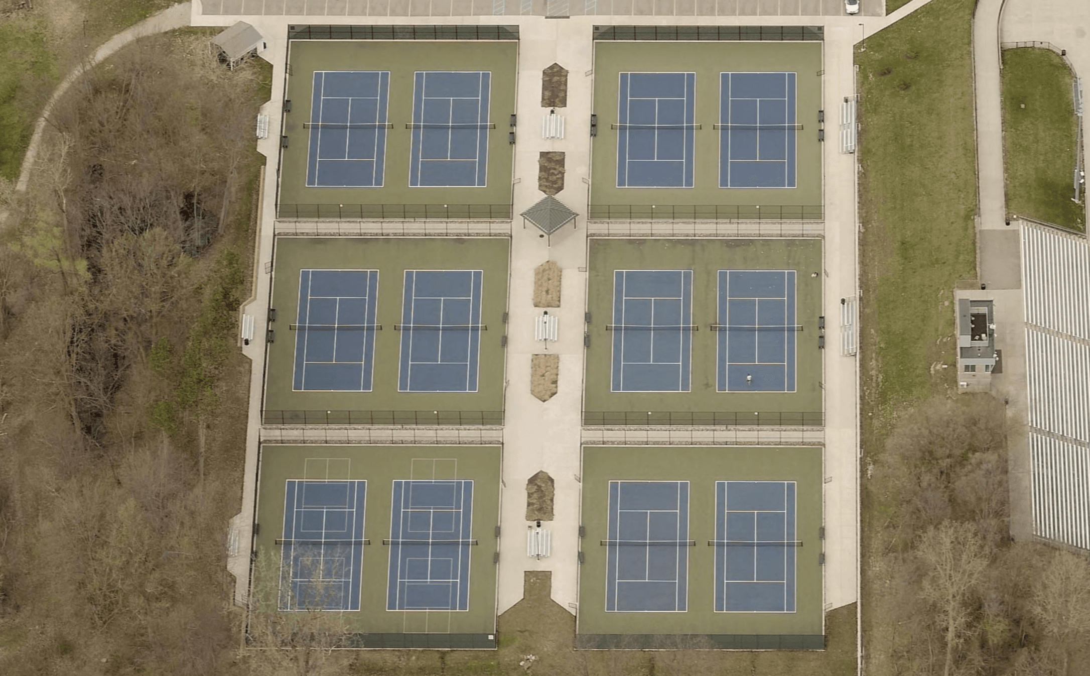 Wayland Union High School pickleball courts