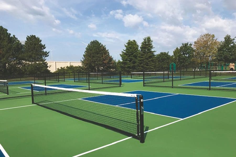 Central Green Park pickleball courts