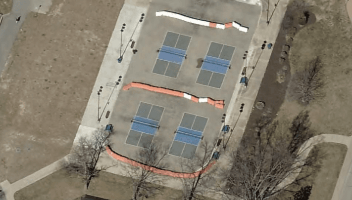 Shaw Park Tennis Center pickleball courts