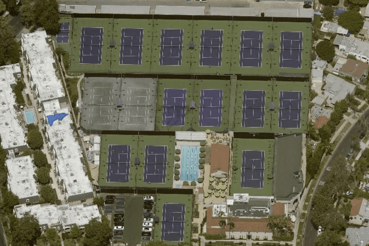 Los Angeles Tennis Club pickleball courts
