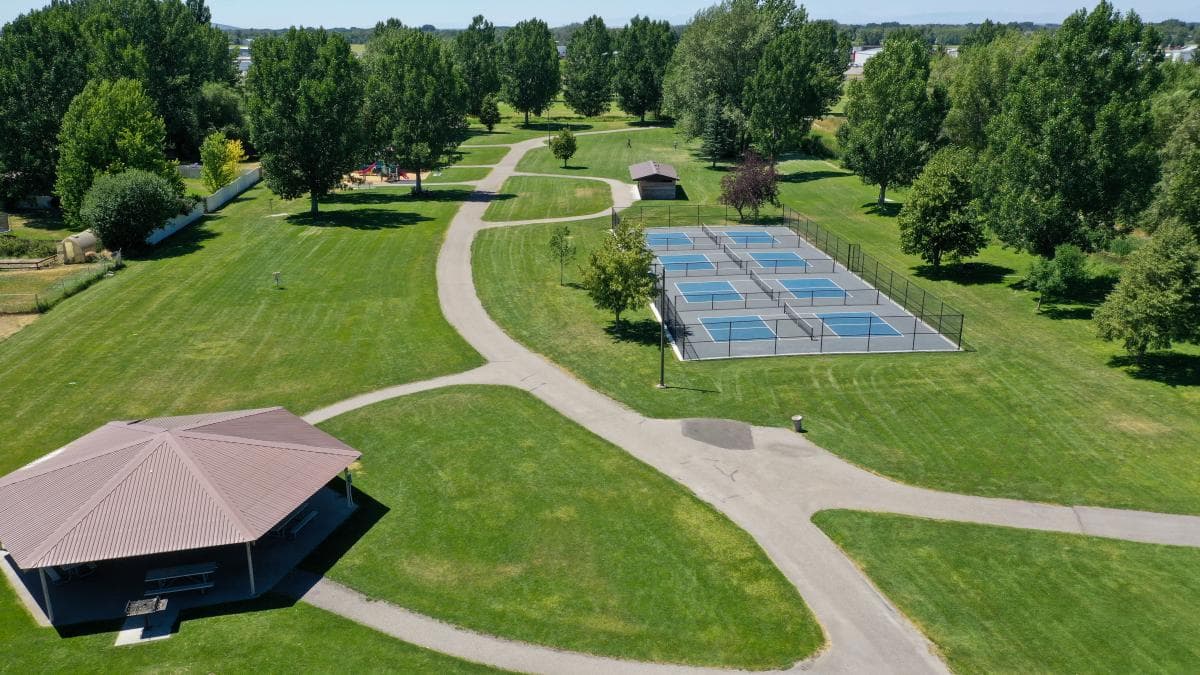 Pickleball Courts at Rexburg Nature Park pickleball courts