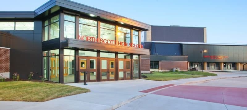 North Scott High School pickleball courts