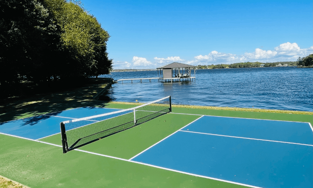 Sunrise Point at Cedar Creek Lake pickleball courts