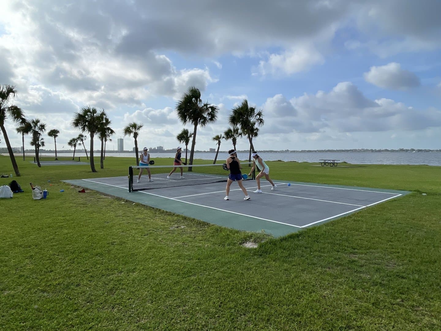 North Beach Lake Charles pickleball courts