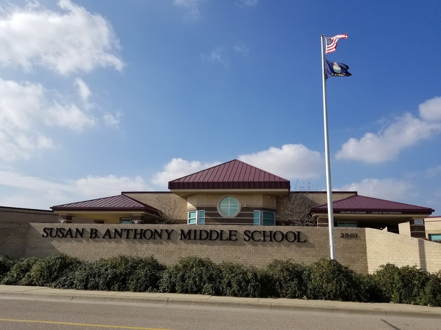 Susan B Anthony Middle School pickleball courts