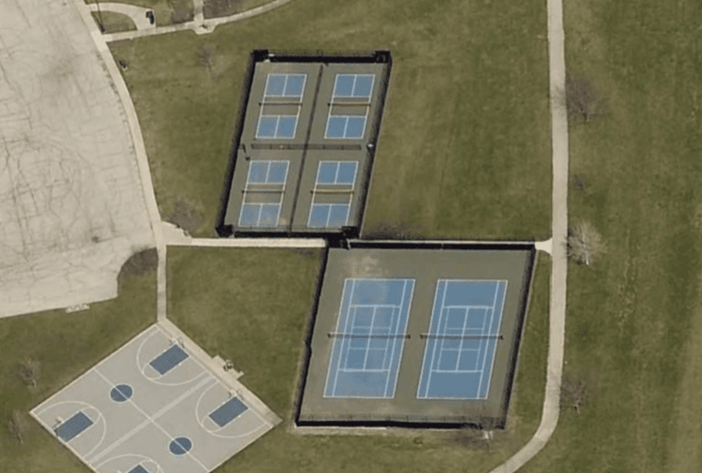 Cene's Four Seasons Park pickleball courts