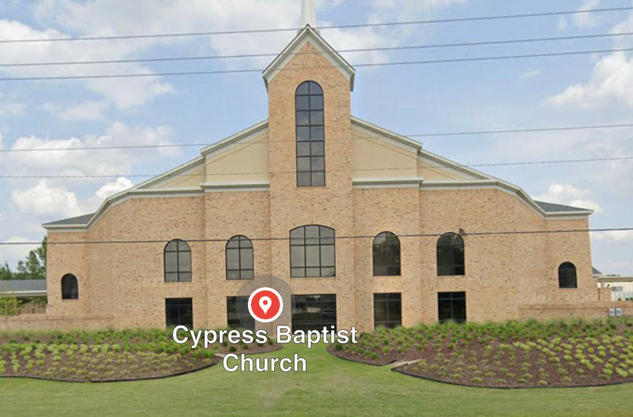 Cypress Baptist pickleball courts