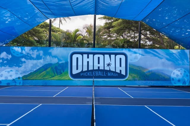 OHANA Pickleball Club pickleball courts