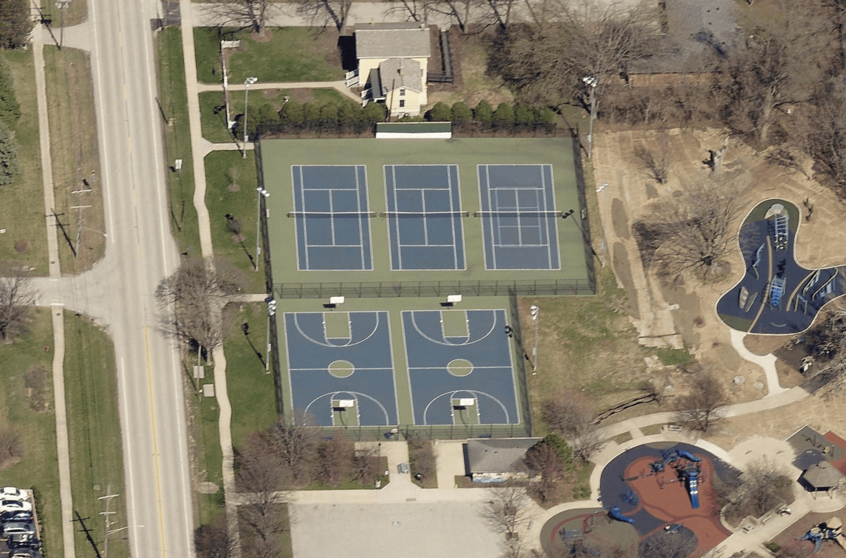 Walker Park - Pleasant Dale Park District pickleball courts