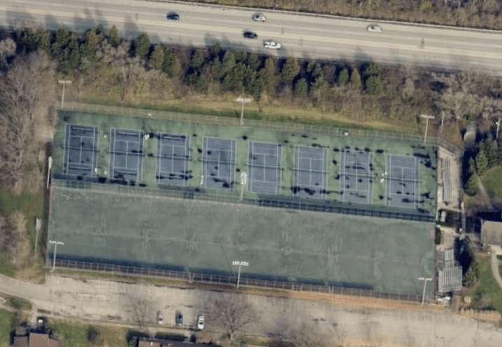 Lunken Playfield pickleball courts