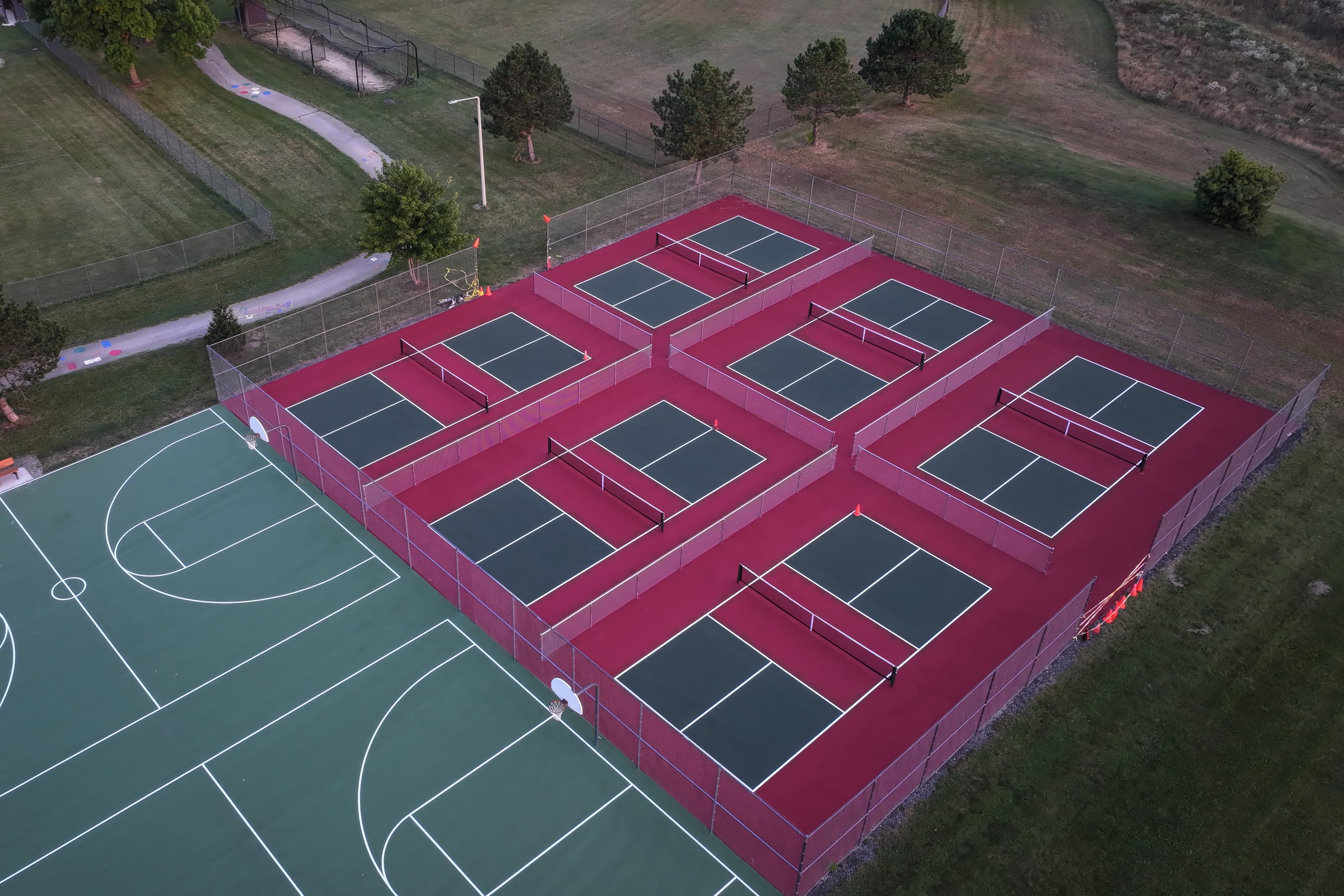 Veterans Park pickleball courts