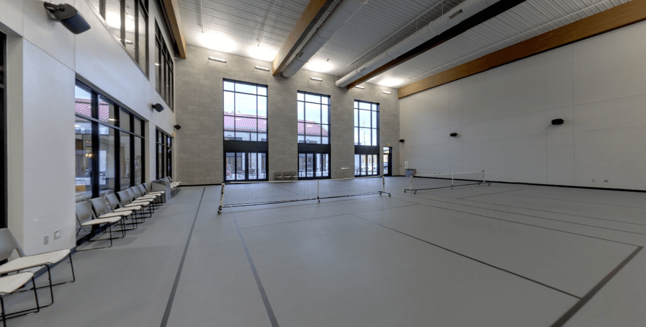 Charles & Lynn Zhang Portage Senior Community Center pickleball courts