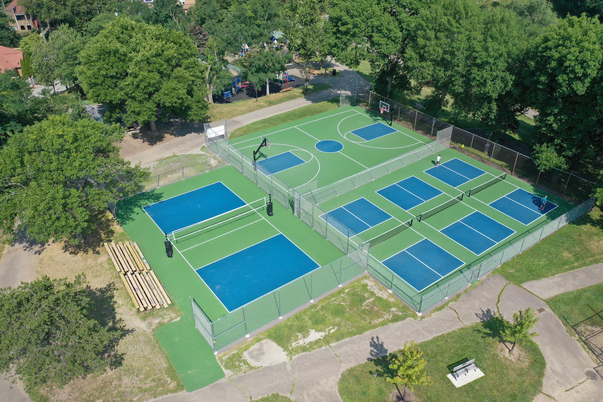 Frick Park pickleball courts