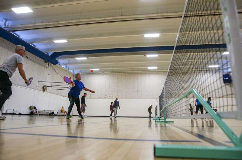 Iowa Community Center pickleball courts