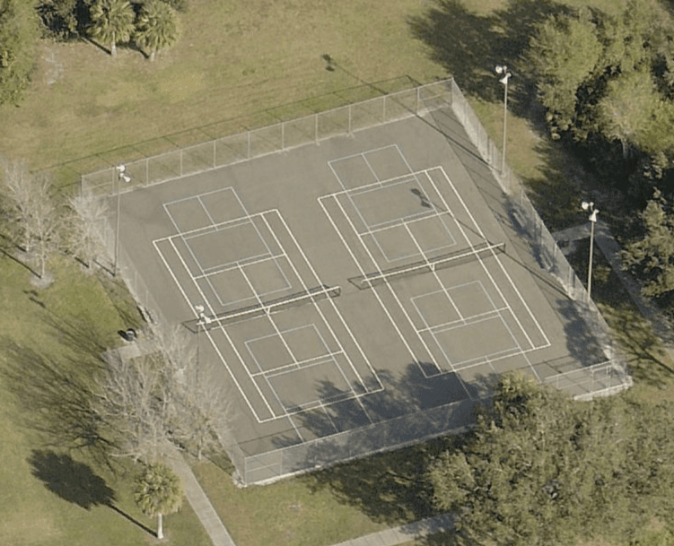 Woodmere Park pickleball courts