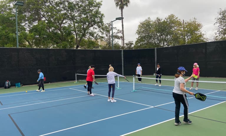 Roxbury Park Tennis Courts pickleball courts