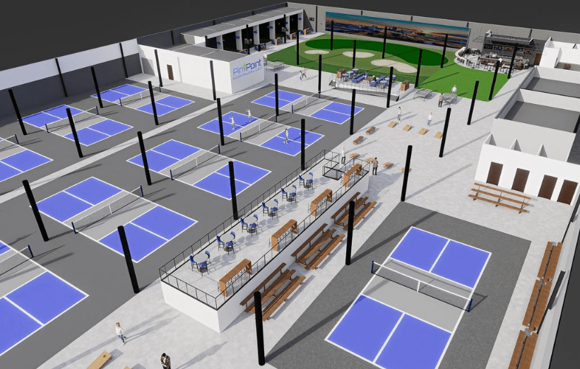 Pin Point Indoor Pickleball & Golf pickleball courts
