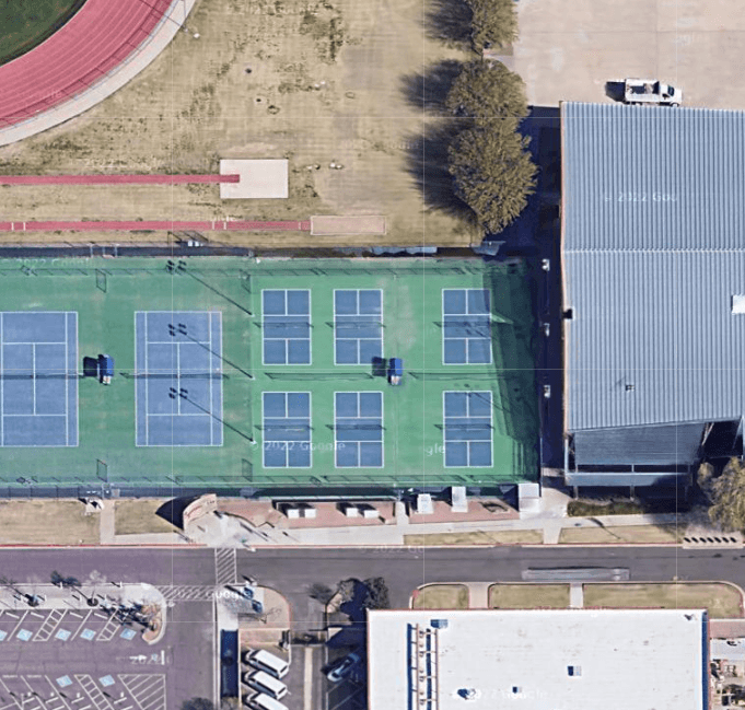 Scottsdale Community College pickleball courts