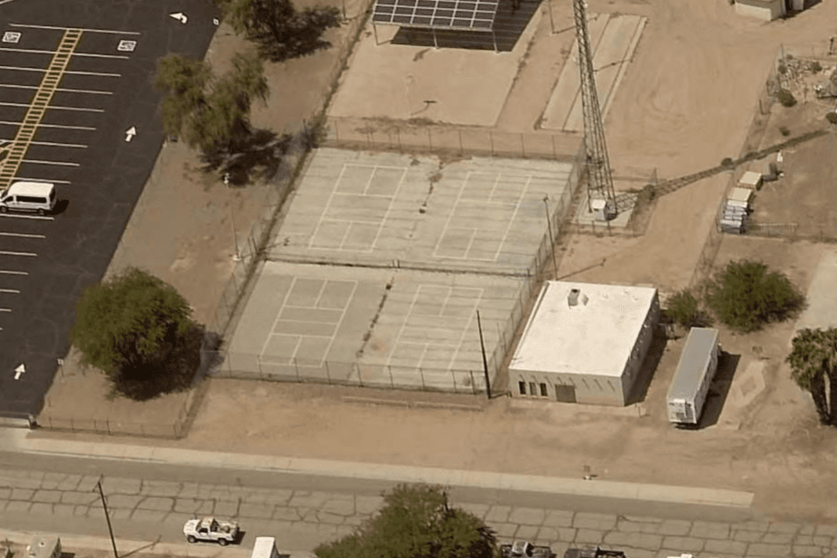 Wellton Elementary School pickleball courts