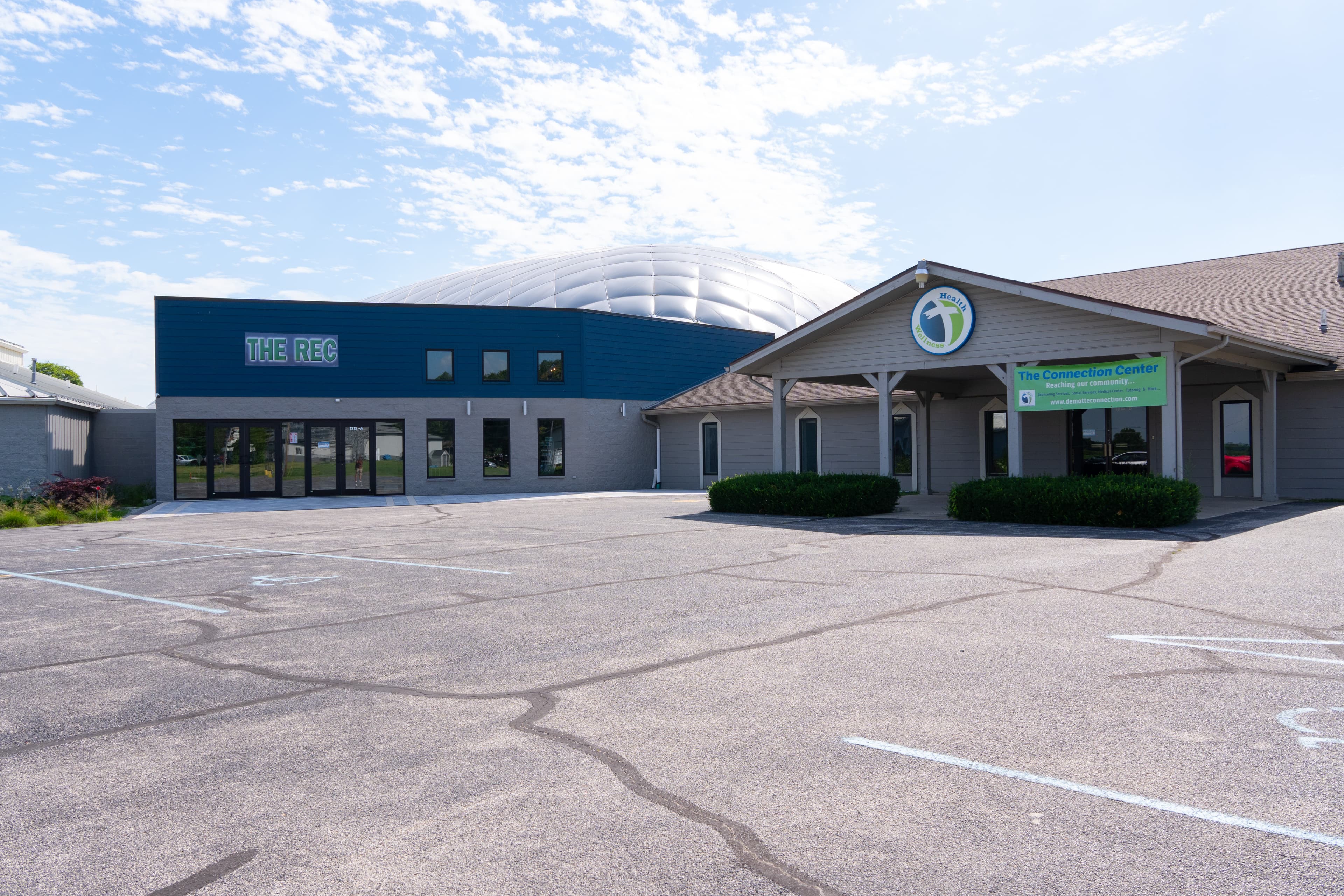 The Connection Center pickleball courts