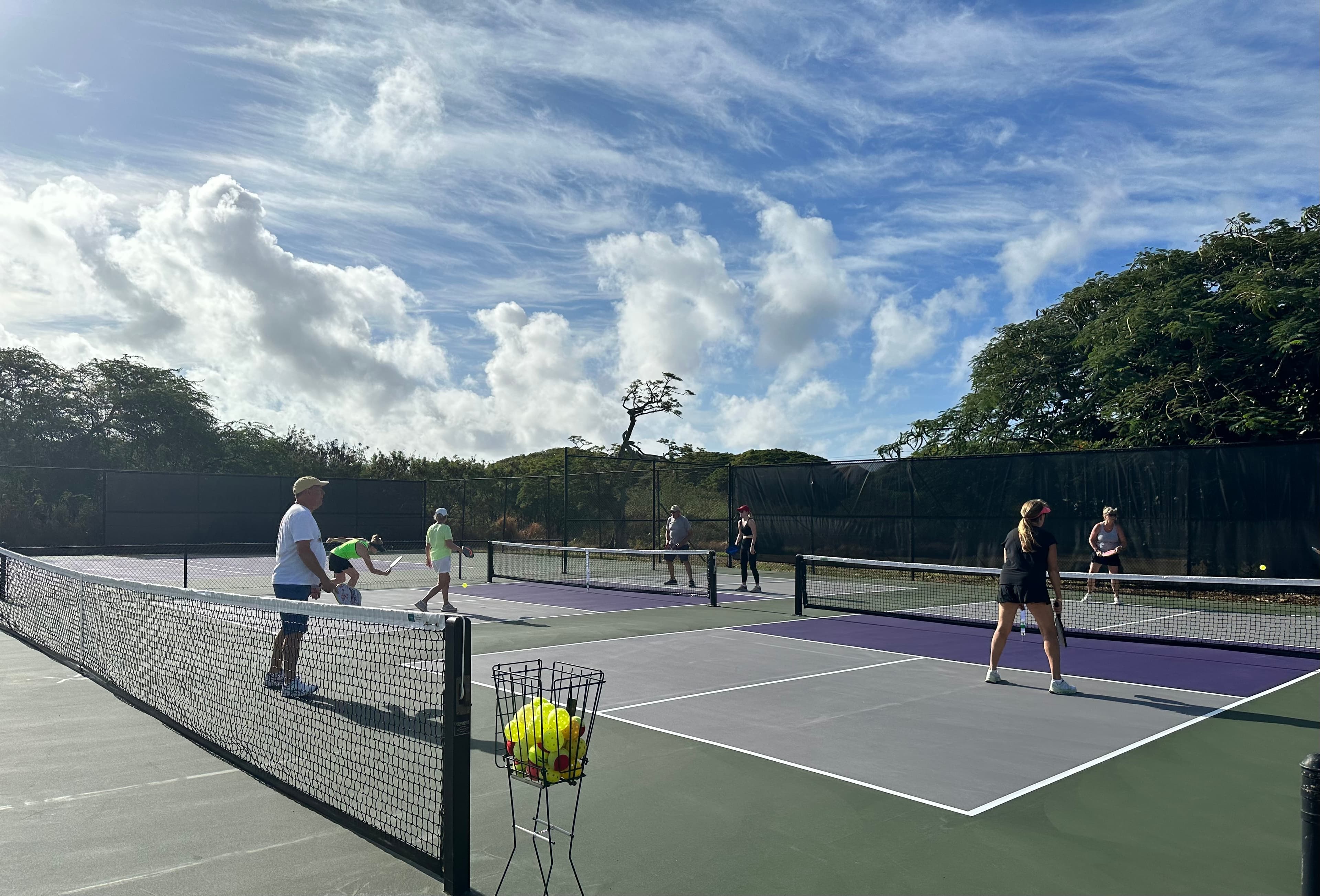 Poipu Beach Athletic Club pickleball courts