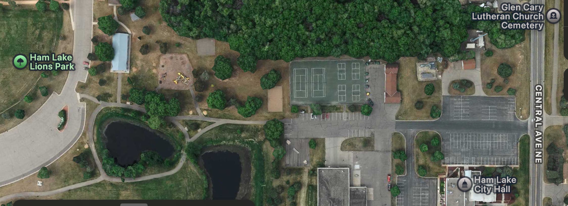 Ham Lake pickleball courts