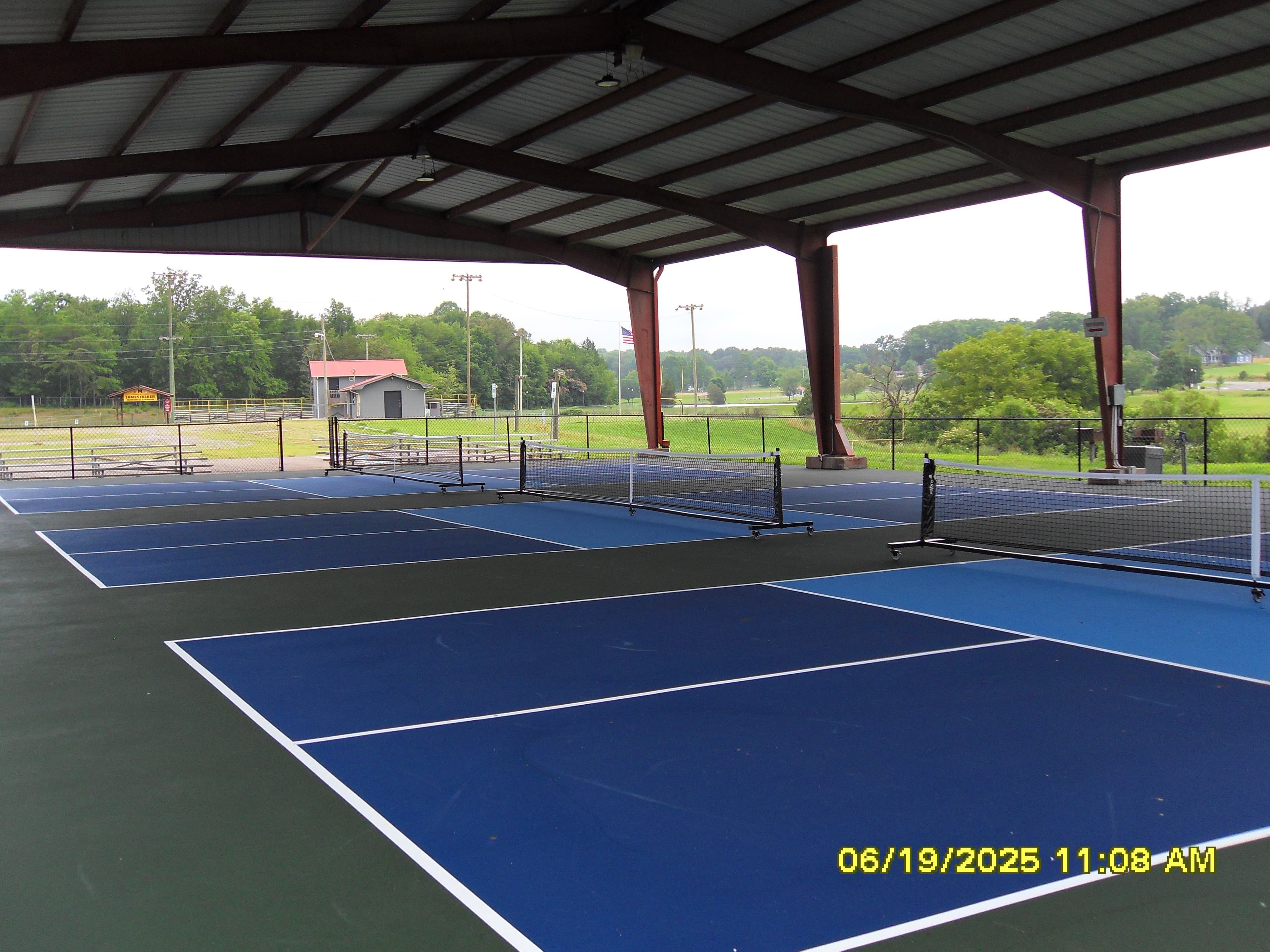 AG Pavilion-at the Kefauver Football fields pickleball courts