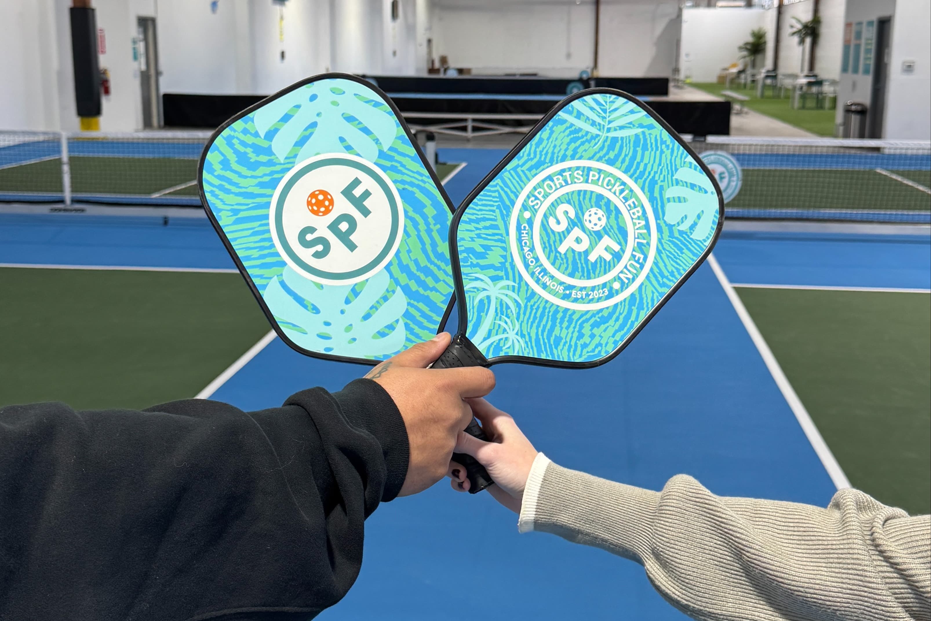 SPF All Day pickleball courts