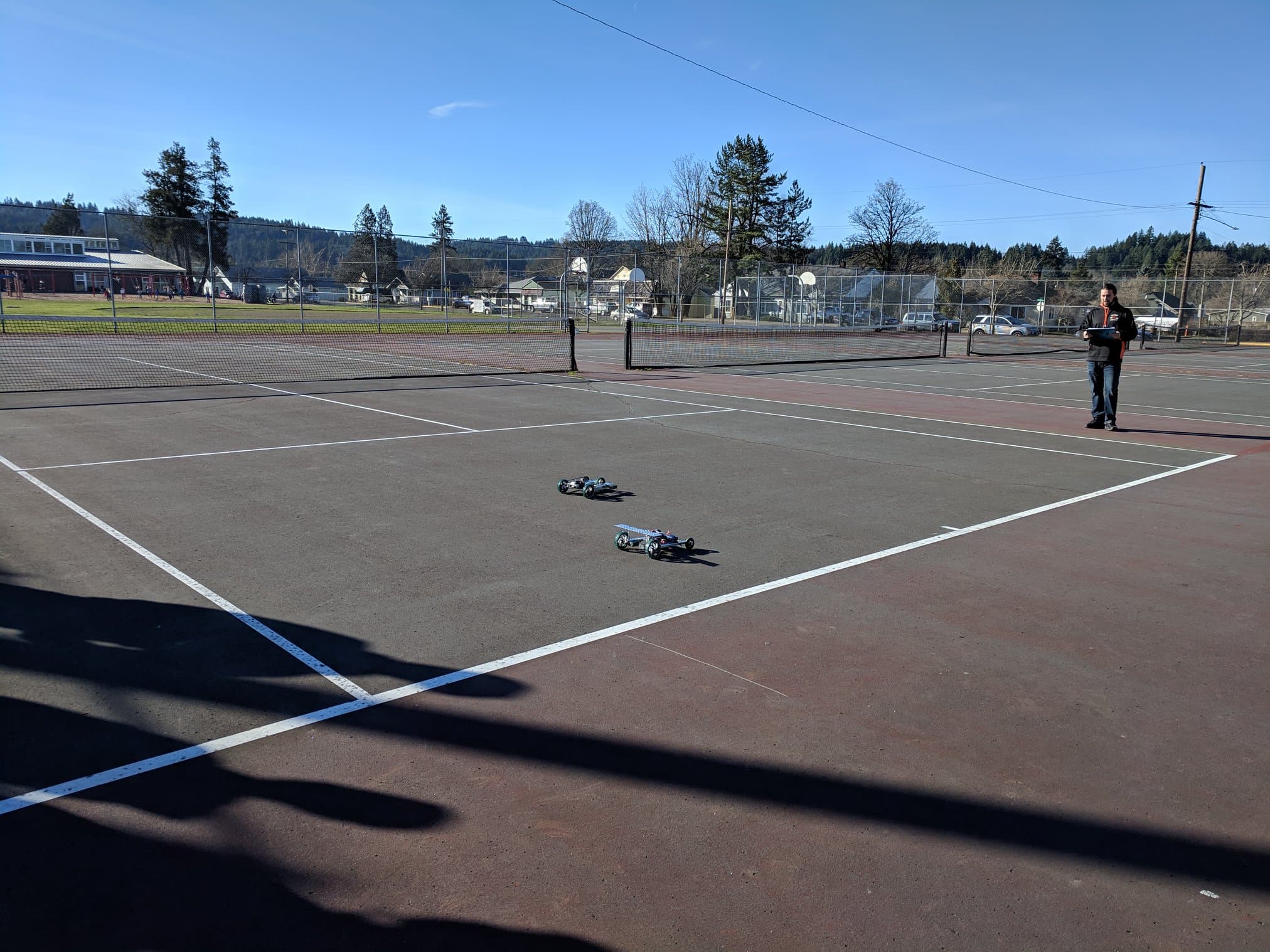 Estacada Junior High School pickleball courts