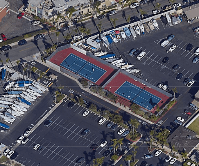 San Diego Yacht Club pickleball courts