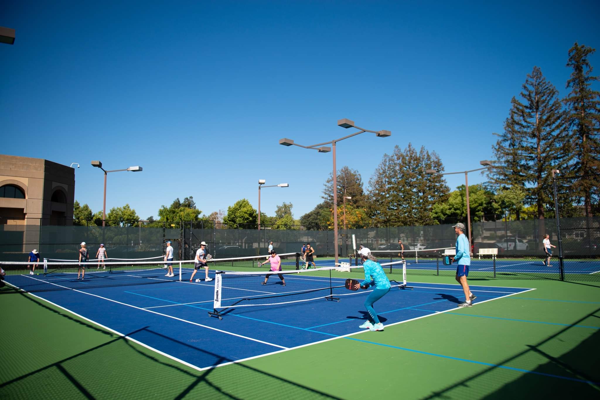Jewish Community Center pickleball courts