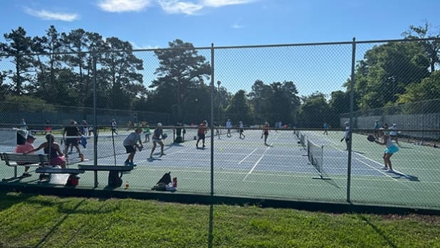 Duncan Park Tennis Center pickleball courts